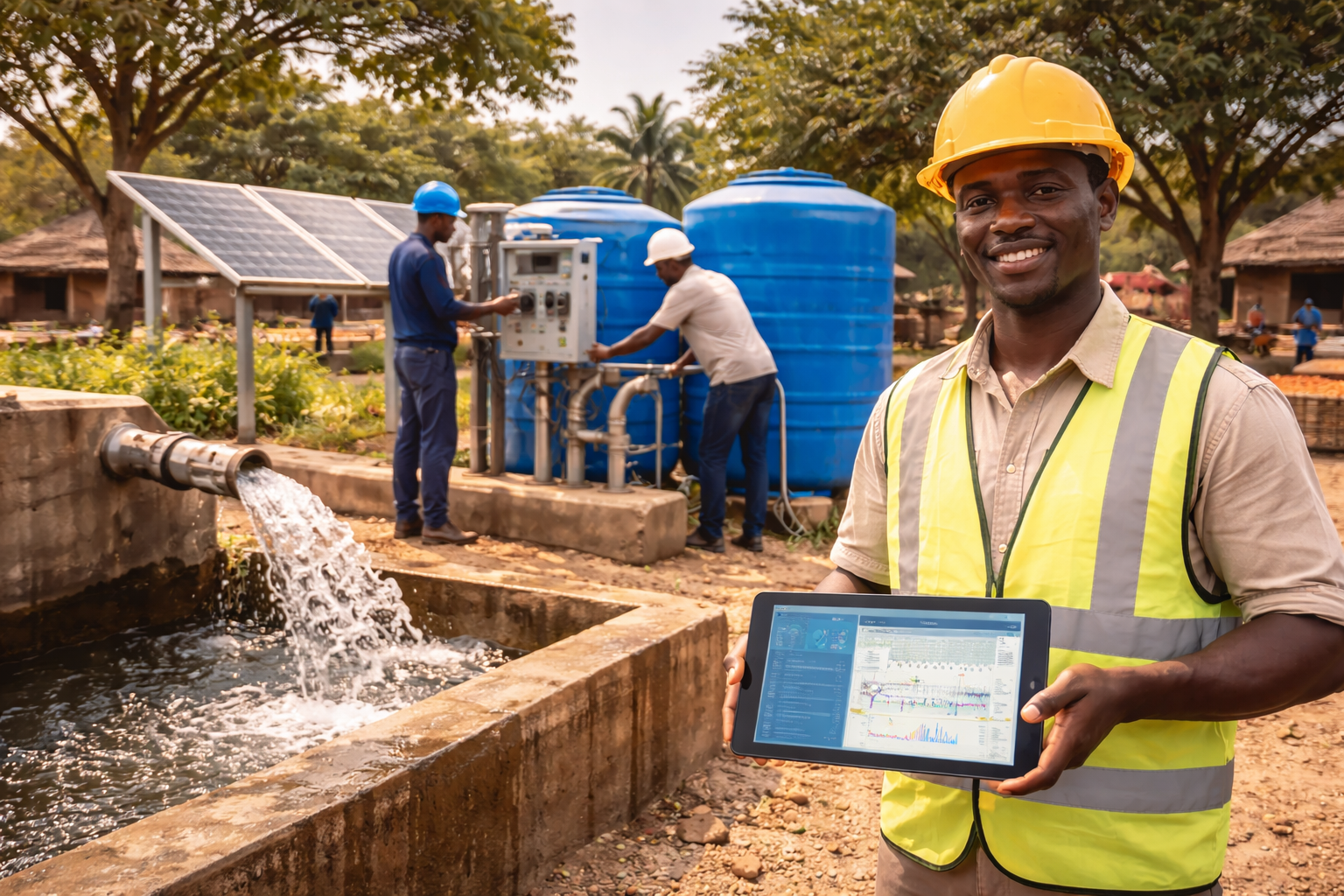 Water systems management in rural Africa